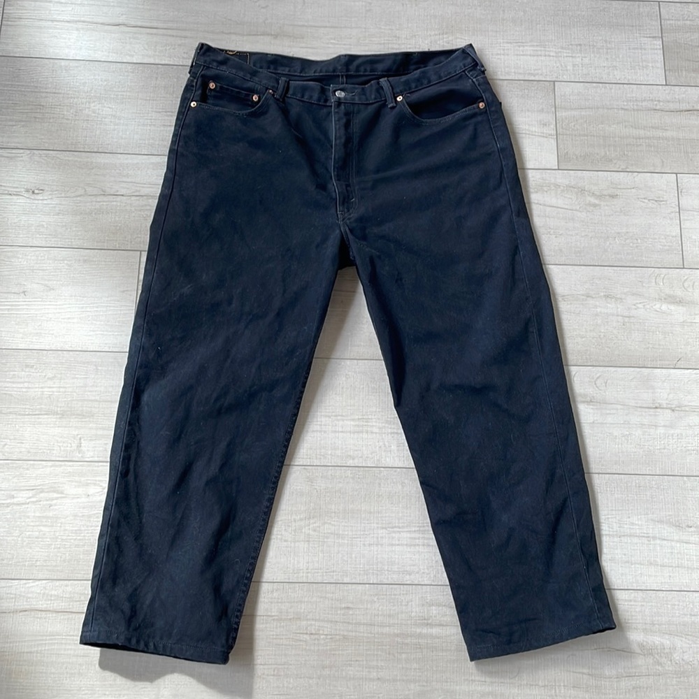 Men's Black 550 Levi's jeans waist 42 length 30